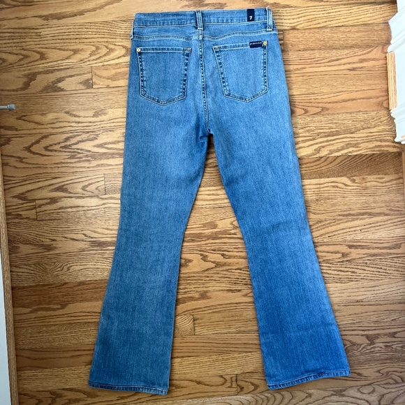 7 for all Mankind- mid-rise ALI jean, Tribecca light wash - Picture 3 of 5